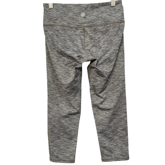 Athleta Gray Capri Leggings Heathered XS - Picture 2 of 5